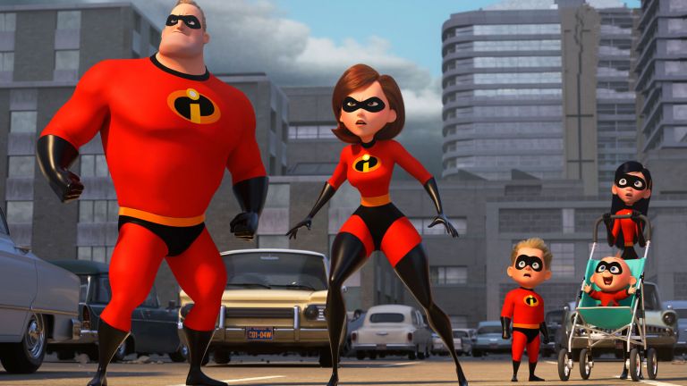 mr-incredible-elastigirl-violet-parr-and-dash-in-the-incredibles-2-2018-qc-3840x2160